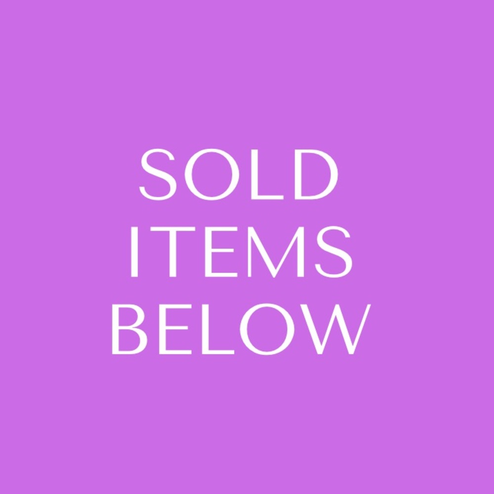 SOLD ITEMS
